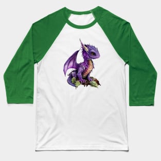 Purple dragon Baseball T-Shirt